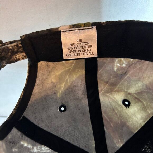 Camouflage Hunting Baseball Cap Wood Oak Design Unbranded Dad Hat - Picture 5 of 7